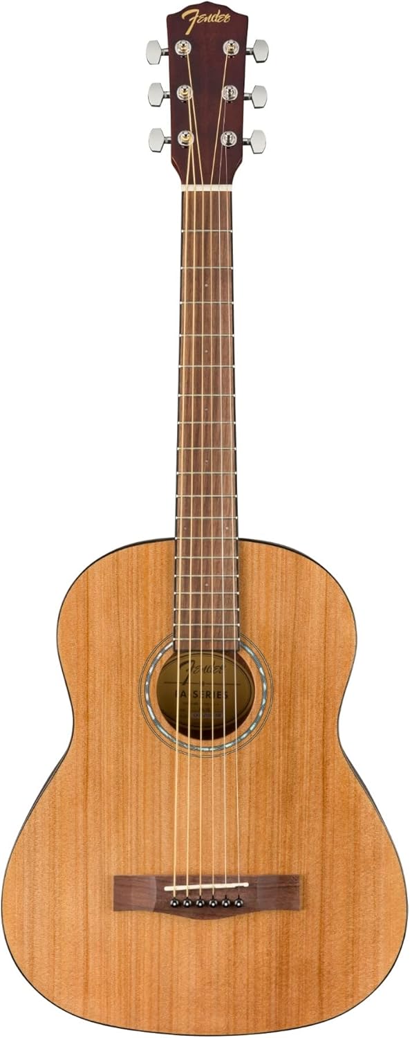 Fender FA 15 - Guitarra acústica escala tres cuartos natural - Cuerdas de acero - Con estuche de transporte-Havenupyard