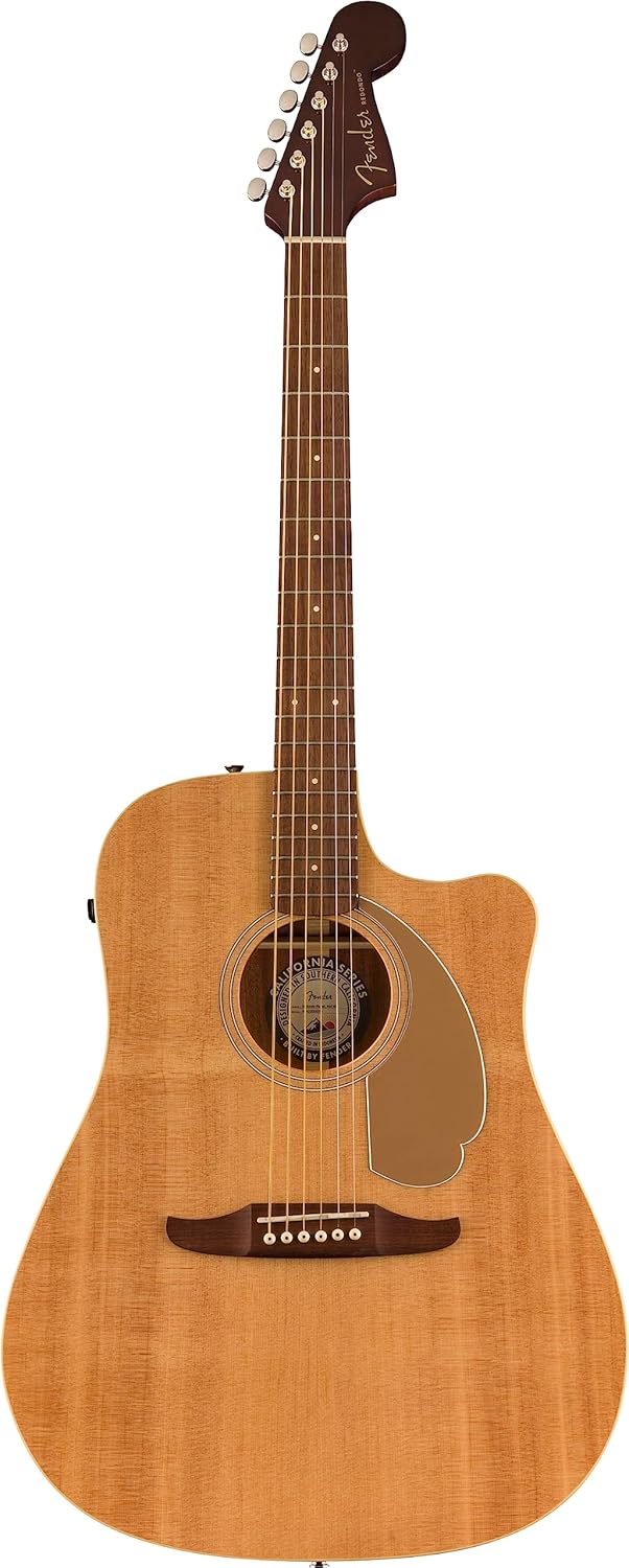 Fender Redondo Player guitarra electroacústica natural - tapa de pícea cuerpo sapeli golpeador dorado y cuerdas de acero-Havenupyard