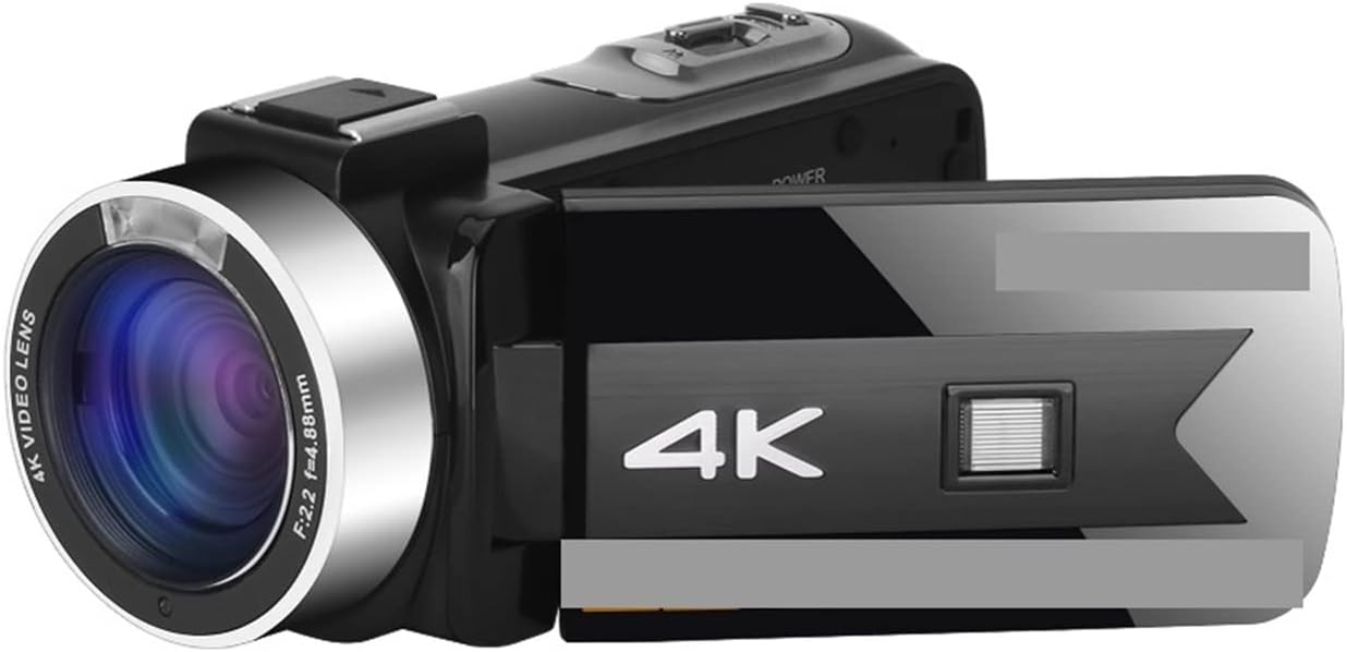 Cámara digital 4K para vlog - videocámara 56 MP - visión nocturna - zoom 16 aumentos - tarjeta SD 64 GB - solo cámara-Havenupyard