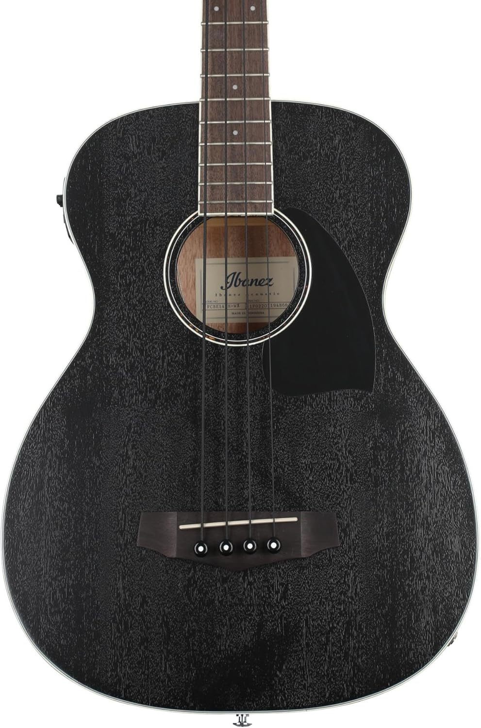 Ibanez PCBE14MH-WK bajo acústico negro - electroacústico para diestros con pastilla Piezo y cuerdas de bronce fosforado-Havenupyard