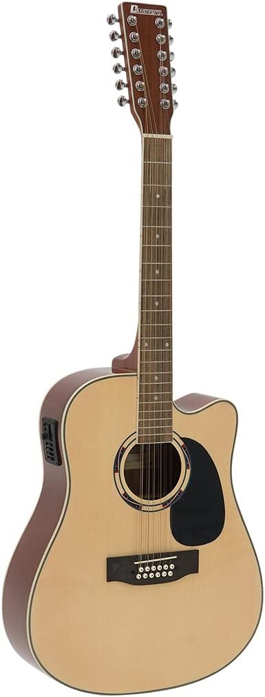 Dimavery DR 612 Occidental - Guitarra acústica de 12 cuerdas natural - Pícea caoba y palisandro-Havenupyard
