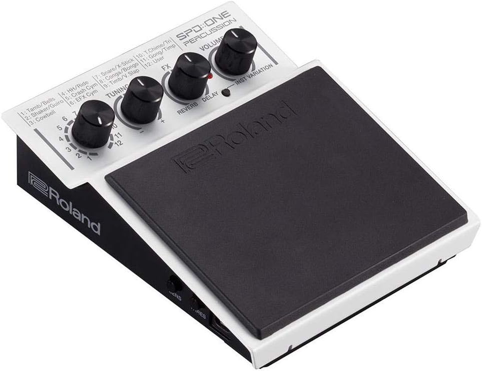 Pad de percusión Roland SPD 1P SPD ONE - color blanco - goma - formato compacto - modelo SPD 1P-Havenupyard