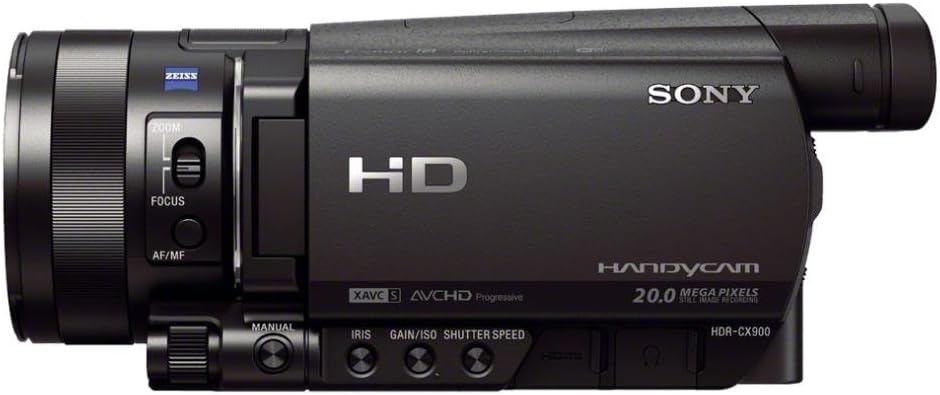 Sony Handycam HDR CX900E - videocámara Full HD 14,2 MP - zoom óptico 12 aumentos - estabilizador óptico - WiFi y NFC - negra-Havenupyard