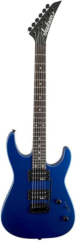 Jackson JS Series Dinky JS12 - Guitarra eléctrica azul metálico - diapasón de amaranto - cuerpo de álamo-Havenupyard