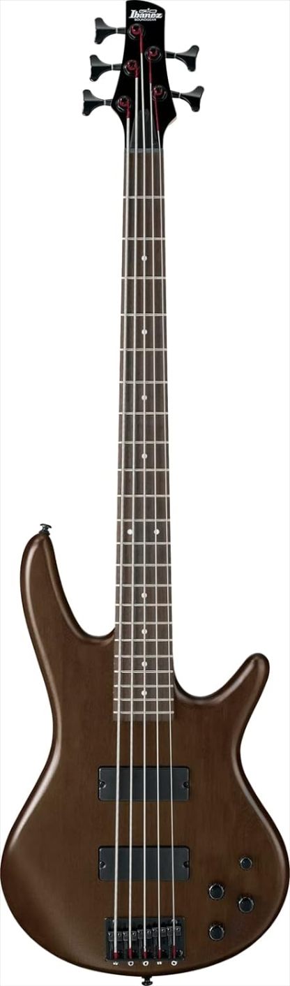 Ibanez GSR205B-WNF bajo eléctrico 5 cuerdas - acabado marrón cuerpo con palisandro arce y cuerdas de bronce-Havenupyard