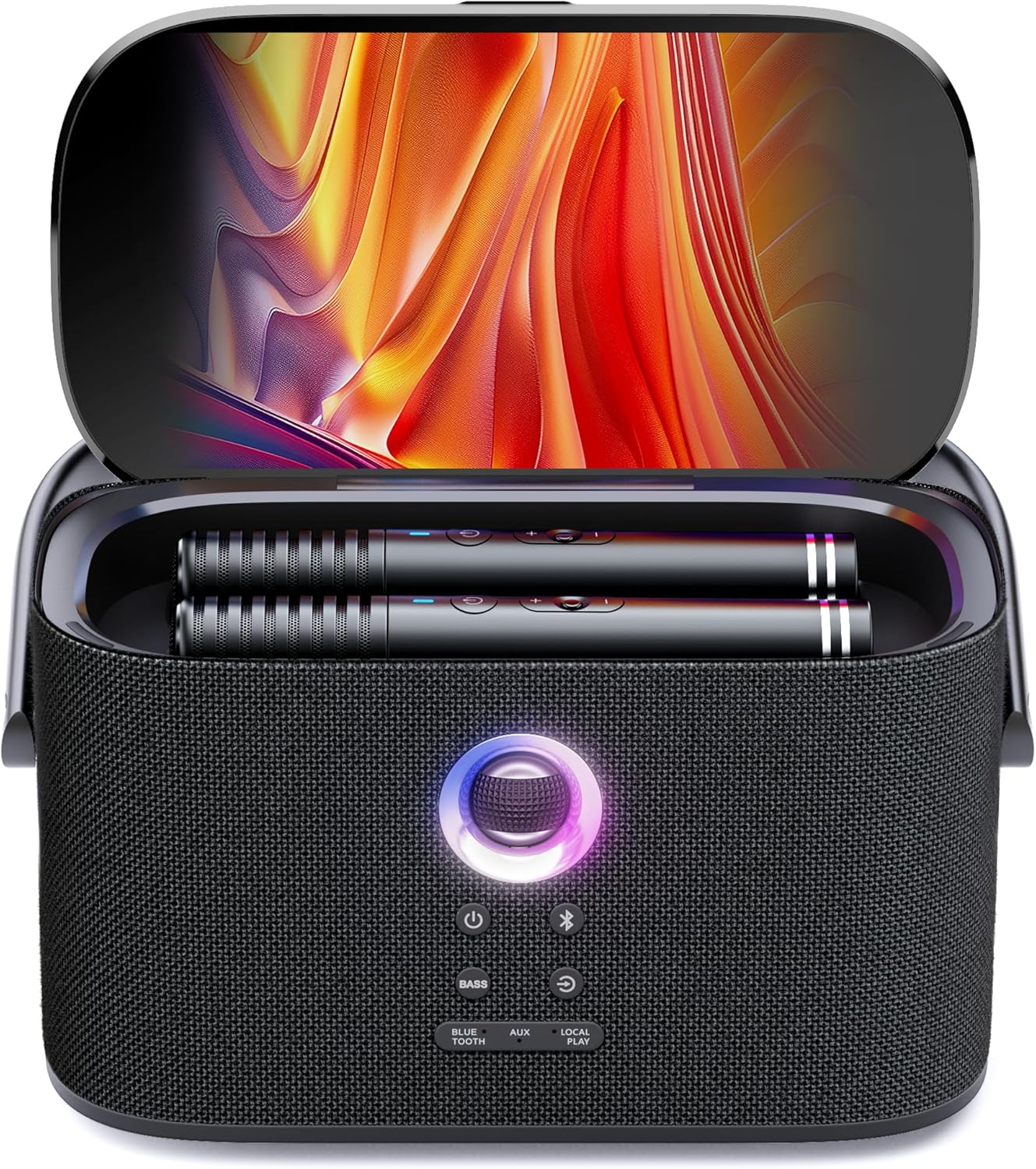 Máquina de karaoke para adultos Shell S2 - pantalla integrada con letras - dos micrófonos inalámbricos - altavoz 140 W - conexión TV-Havenupyard