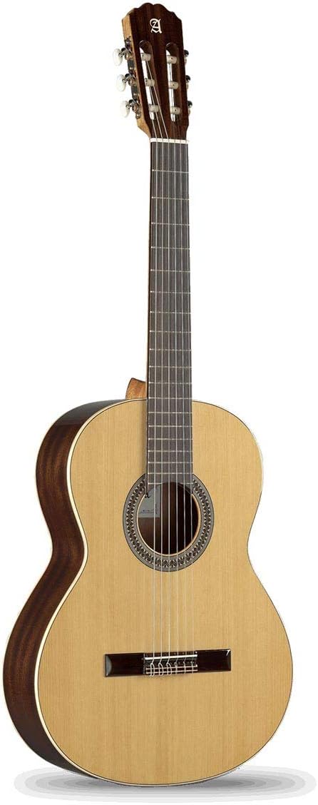 Alhambra 2C guitarra clásica española 4 4 - acabado natural mate tapa de cedro sapele y diapasón de palisandro-Havenupyard