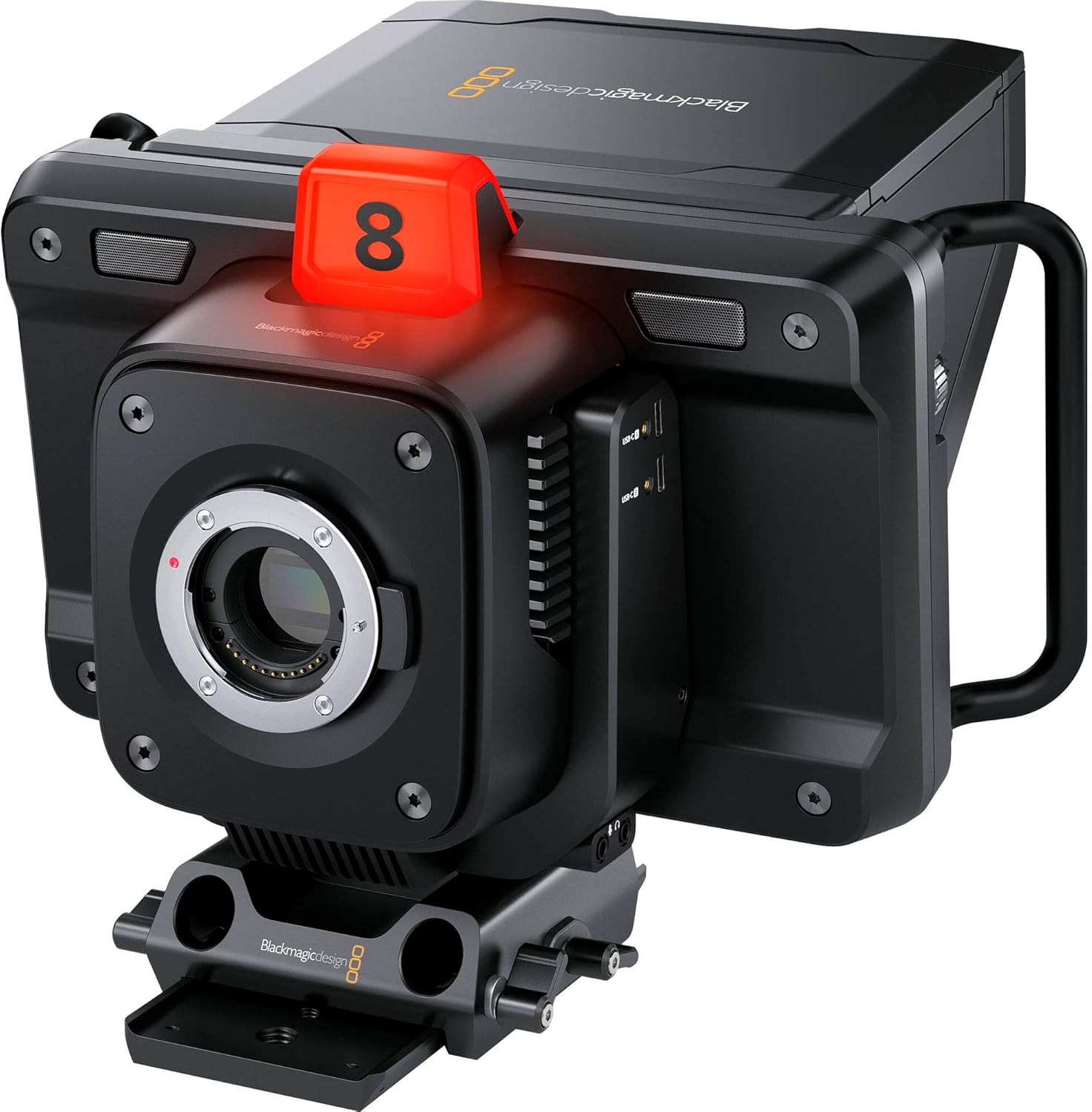 Blackmagic Design Studio Camera 4K Plus G2 - cámara de estudio 4K - pantalla 7 pulgadas - Ethernet y HDMI - control remoto-Havenupyard