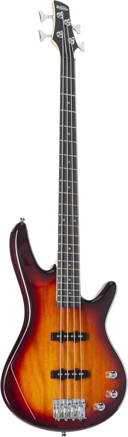 Ibanez GSR180-BS bajo eléctrico 4 cuerdas - acabado Brown Sunburst tamaño completo con álamo arce y níquel-Havenupyard