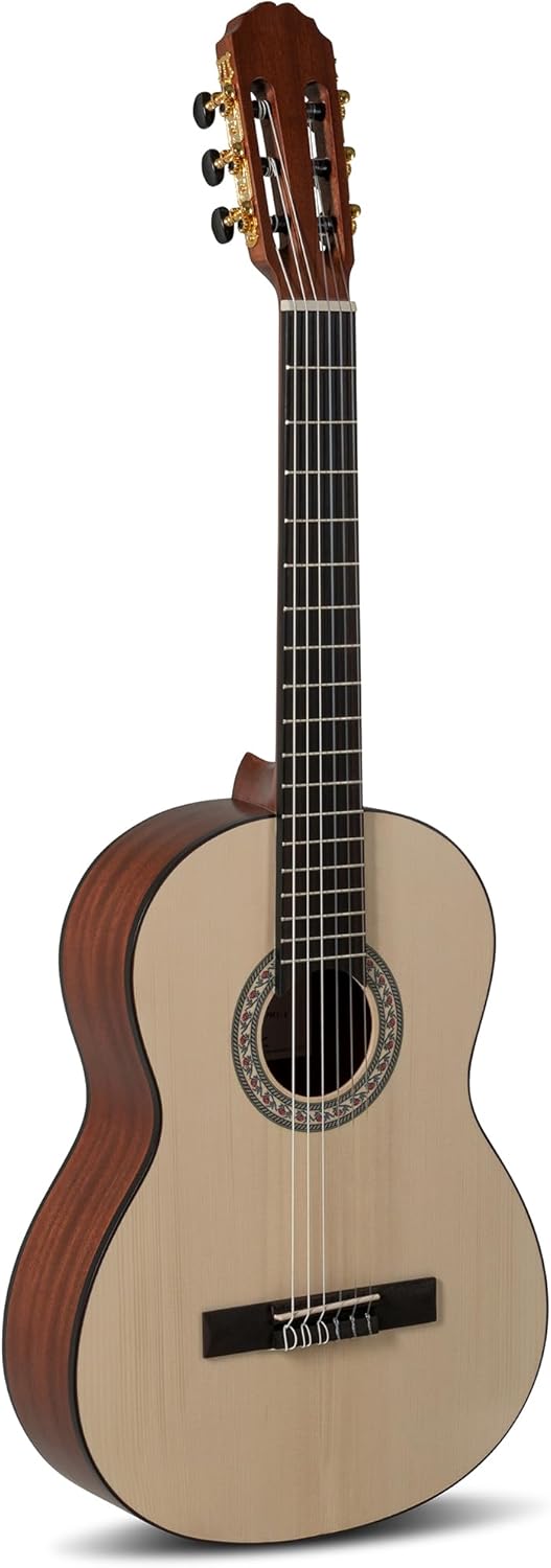Caballero by Manuel Rodríguez Principio 3 4 guitarra de concierto - tapa de abeto macizo sapelli caoba y diapasón de palisandro-Havenupyard