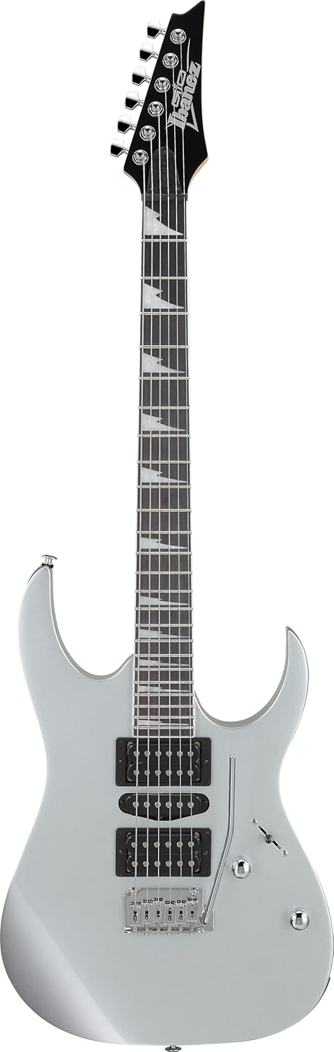 Ibanez GRG 170DX SV - Guitarra eléctrica de 6 cuerdas para diestros - color plateado - configuración H S H-Havenupyard