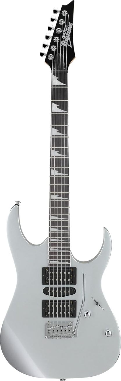 Ibanez GRG 170DX SV - Guitarra eléctrica de 6 cuerdas para diestros - color plateado - configuración H S H-Havenupyard
