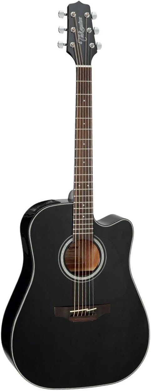 Takamine GD30CEBK - Guitarra electroacústica dreadnought negra - tapa de pícea - cuerpo de caoba - para diestros-Havenupyard