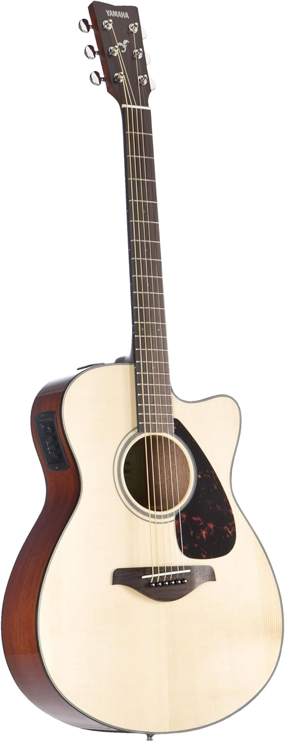 Yamaha FSX800C - Guitarra electroacústica marrón natural - tapa de abeto - pastilla piezo - para diestros-Havenupyard