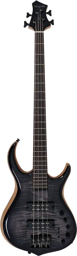 Marcus Miller M7 Swamp Ash 4 Fretless bajo eléctrico - 4 cuerdas sin trastes con fresno ébano y refuerzo de arce-Havenupyard