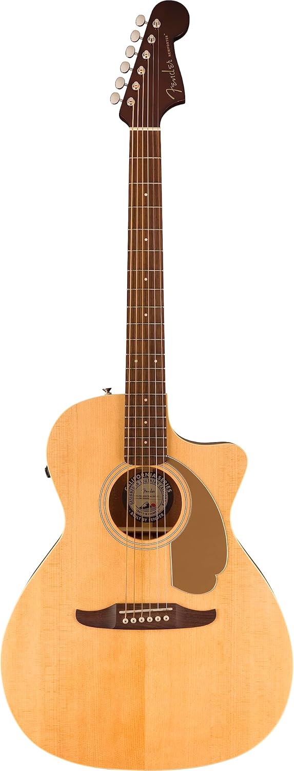 Fender Newporter Player - Guitarra acústica natural - Diapasón de palisandro golpeador dorado y cuerpo de sapeli-Havenupyard