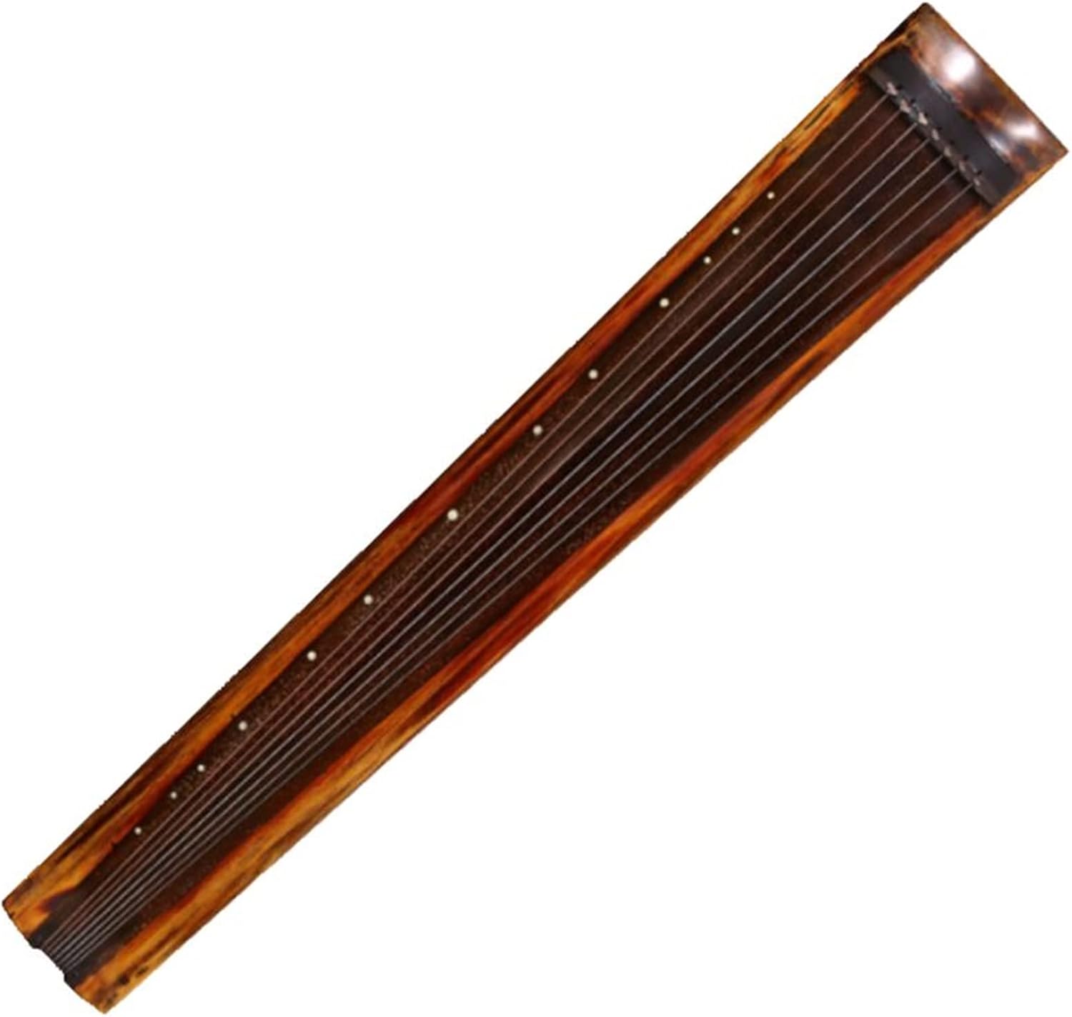 FLFL Guqin Kumu Longyin - Instrumento chino de 7 cuerdas - Madera de abeto antiguo y refuerzo de catalpa-Havenupyard