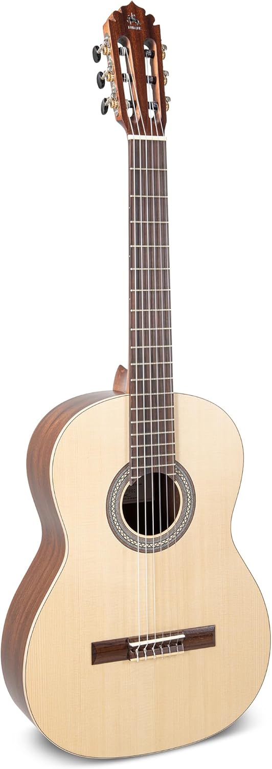 Caballero by Manuel Rodríguez Europe Spanish Heel Señorita 4 4 - guitarra de concierto tapa de abeto macizo caoba y nailon-Havenupyard
