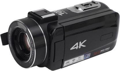 Tbest Videocámara Digital 4K - Zoom Óptico 10x - Pantalla Táctil IPS 3 Pulgadas - Estabilización 6 Ejes-Havenupyard