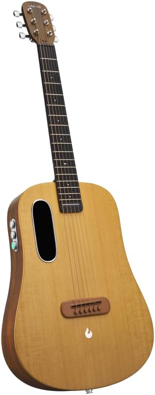 LAVA ME AIR - Guitarra acústica eléctrica ligera de abeto - FreeBoost magnético incorporado - para principiantes y adolescentes-Havenupyard