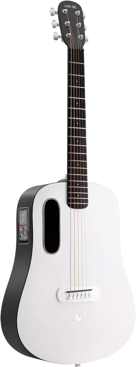 LAVA ME PLAY 91 coma 4 cm - Guitarra Nocturno y blanco frost - Fibra de carbono - Con bolsa Lite-Havenupyard