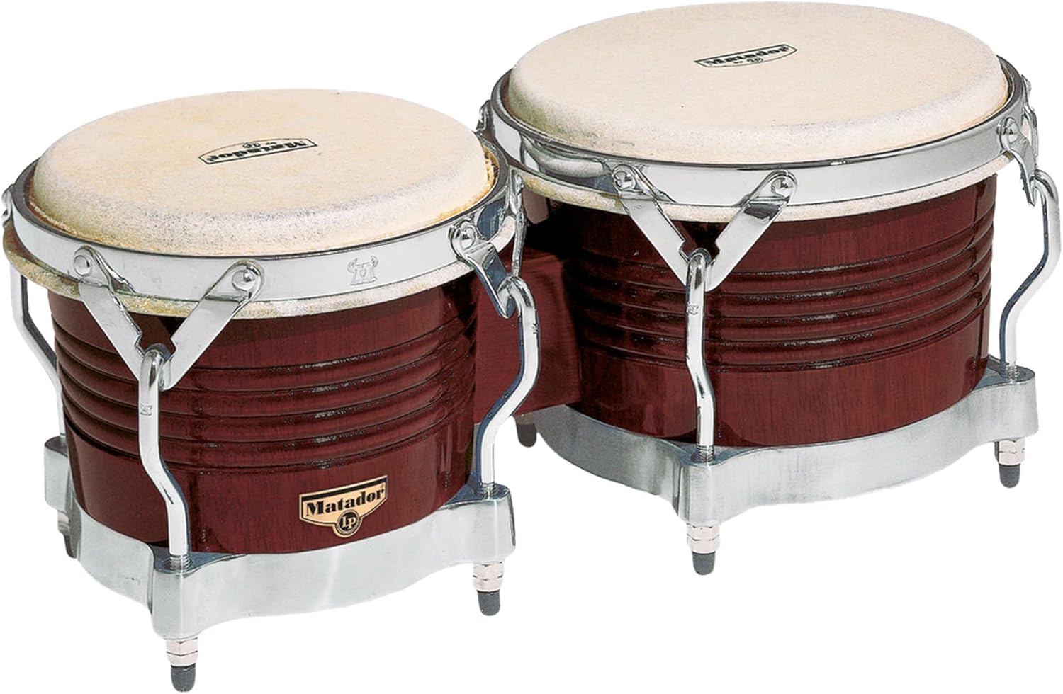 LP Matador - Bongos de madera Almond Brown - Set de 7 1 4 y 8 5 8 pulgadas-Havenupyard