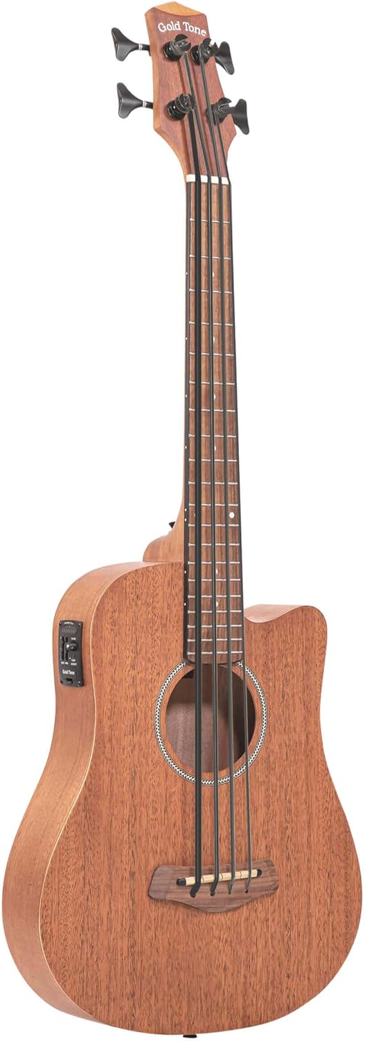 Gold Tone AC EL LEFT MICRO BASS 23 con bolsa - bajo eléctrico zurdo 4 cuerdas tamaño 23 inch con caoba-Havenupyard