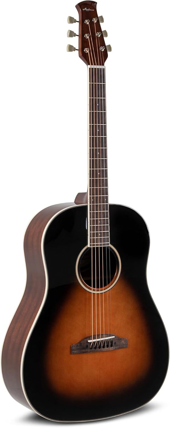 Applause Wood Classics AAS96 1 - Guitarra acústica dreadnought marrón sunburst - Tapa maciza de abeto europeo-Havenupyard