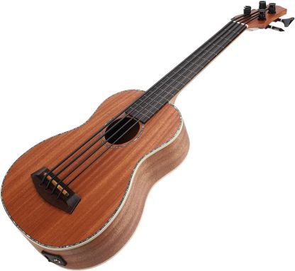 Bajo acústico Alomejor - 4 cuerdas - 16 trastes - diseño para niños amigos y amantes de la música-Havenupyard