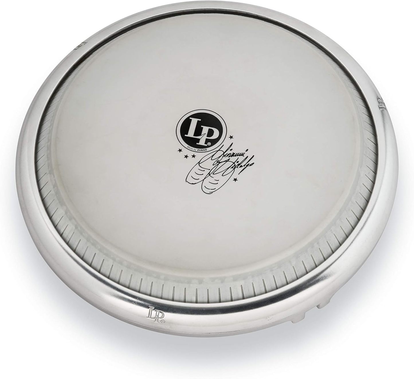 Conga compacta LP Latin Percussion LP825 - Giovanni Compact Conga - 11 pulgadas - color plata-Havenupyard