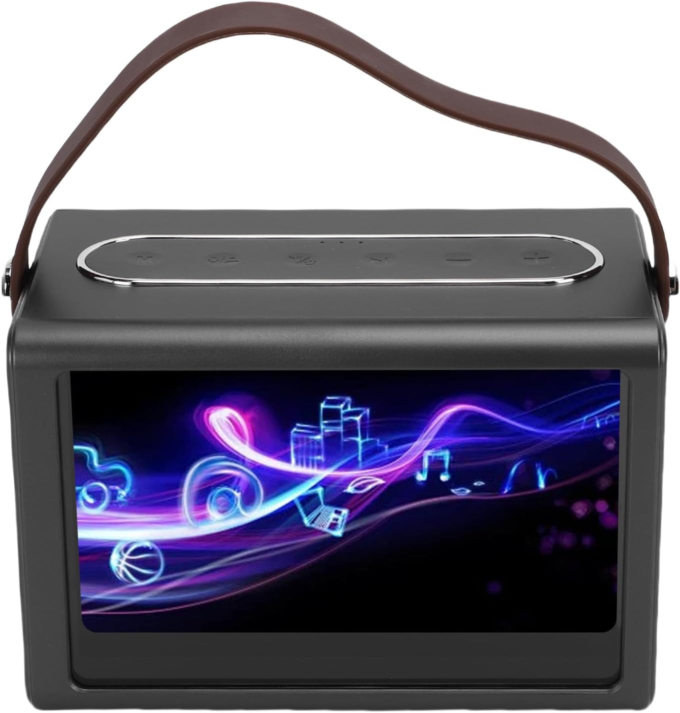 Máquina de karaoke portátil WiFi 5.4 - 2 micrófonos inalámbricos - Pantalla de letras - Para fiestas y camping-Havenupyard