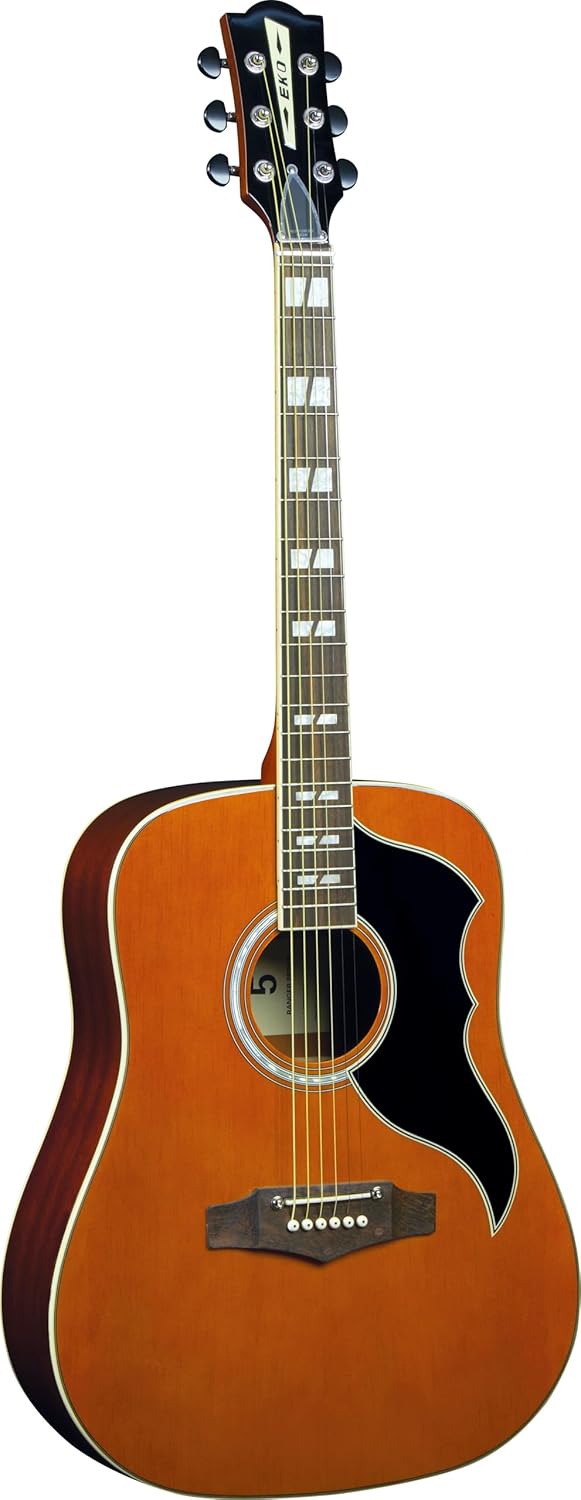 EKO Ranger EQ VI VR guitarra electroacústica rosa - tapa abeto y caoba cuerpo de caoba y cuerdas de bronce-Havenupyard