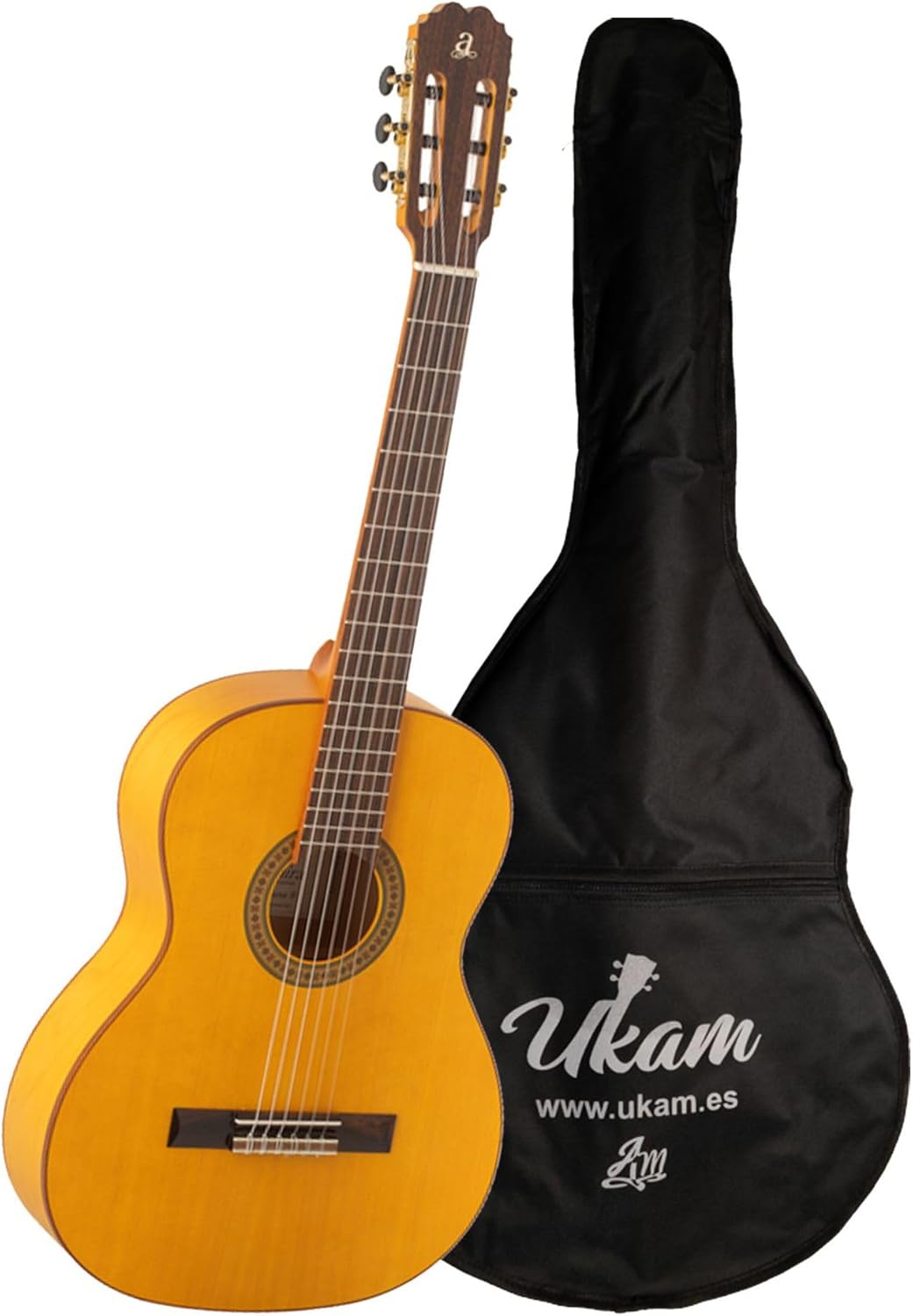 Admira Triana guitarra flamenca - funda acolchada golpeador tapa de pícea cuerpo de arce y 6 cuerdas-Havenupyard