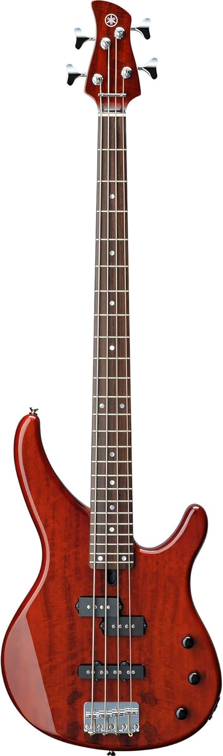 Yamaha TRBX174EW bajo eléctrico 4 cuerdas - acabado Marrón Root Beer cuerpo de madera y cuerdas de acero aleado-Havenupyard