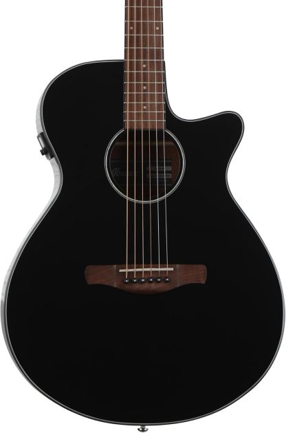 Ibanez AEG50 BK - Guitarra electroacústica Western negra - tapa de abeto - cuerpo de ocume - pastilla P 90-Havenupyard