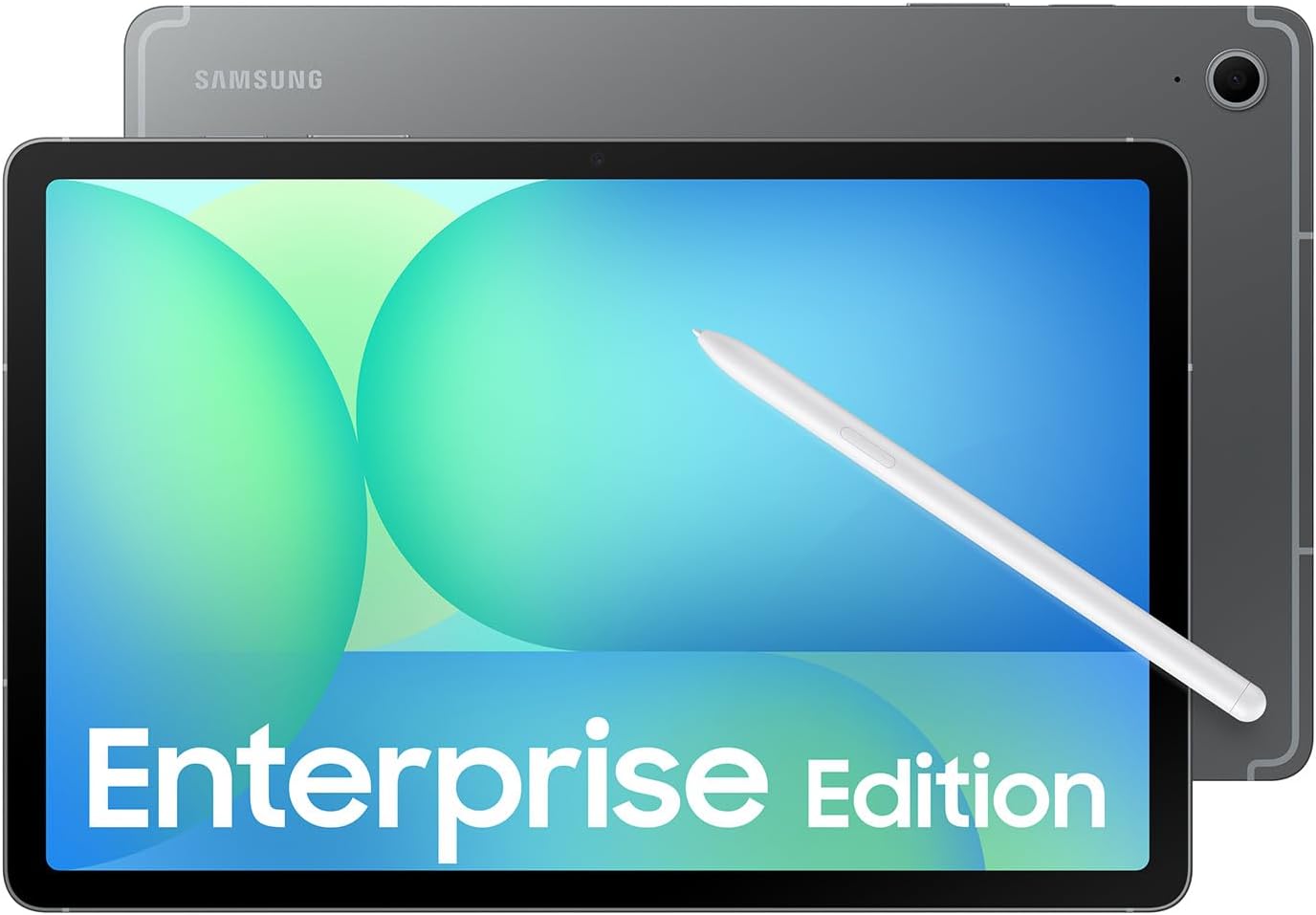 Samsung Galaxy Tab S10 FE 5G Enterprise Edition AI Tablet 10,9 Zoll, 128GB Speicher, 8GB RAM, Android 15, inklusive S Pen, Gray, 1 Jahr Knox Suite, 36 Monate Herstellergarantie-Nestmyhut