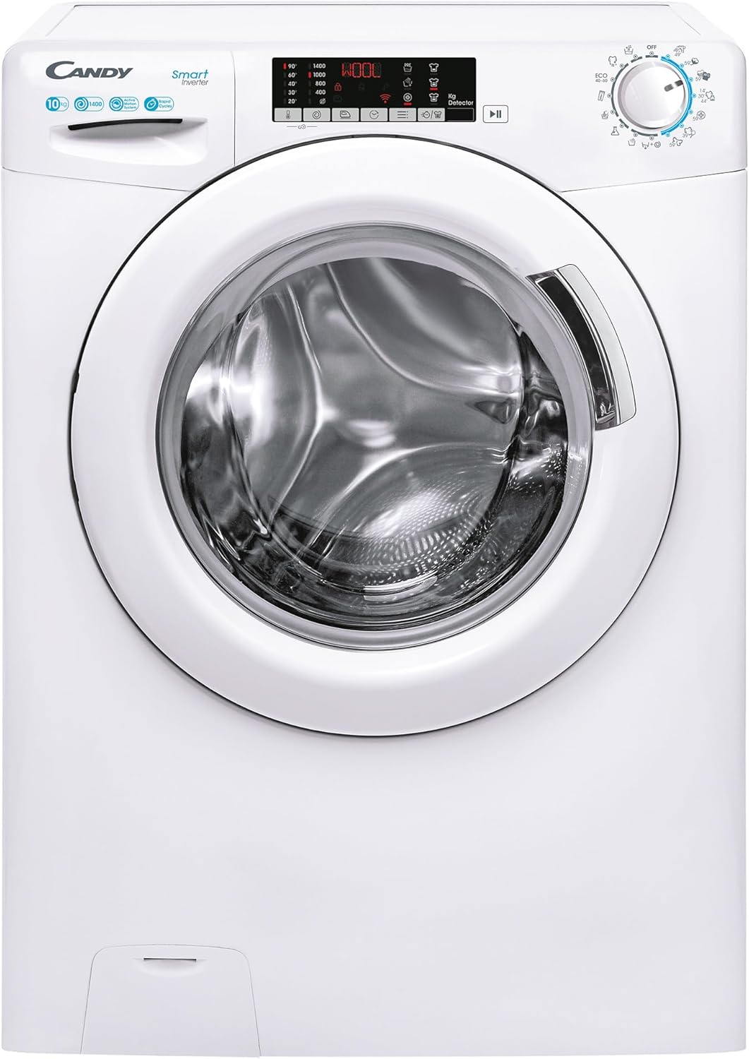 Candy CS 1410TXME 1 S Waschmaschine 10kg Energieeffizienzklasse A Inverter Motor Touchsteuerung Frontlader weiß-Nestmyhut