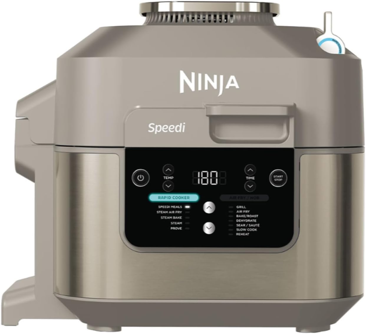 Ninja Speedi Multikocher 5,7L 12-in-1 Airfryer Heißluftfritteuse Slow Cooker Grill Backofen Stone Gold ON500EUSTGD-Nestmyhut