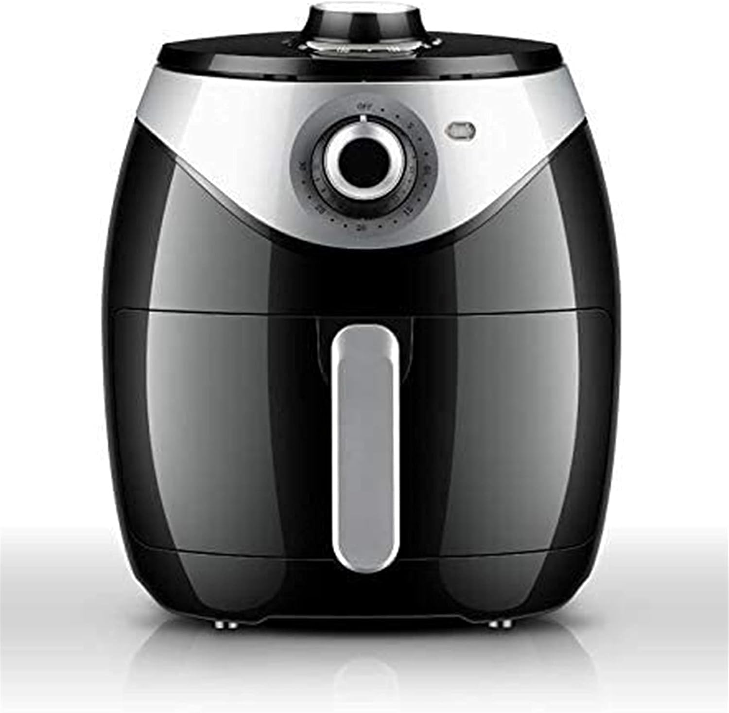Luftfritteuse 4,5L Heißluftfritteuse ohne Öl für Haushalt, Multifunktion Airfryer Backofen mit Timer 1300W für Pommes, Backen & Braten Familienküche-Nestmyhut