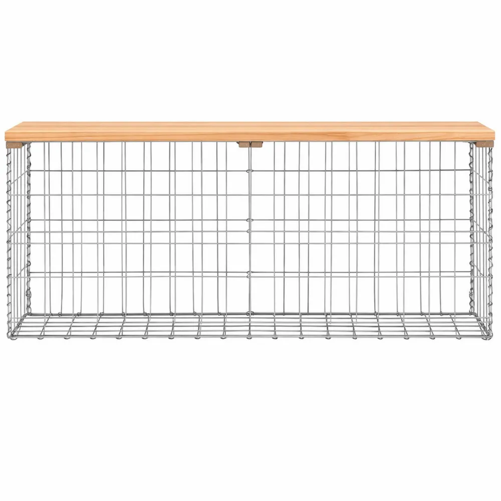 Banc de jardin en bois de douglas 103x31,5x42 cm