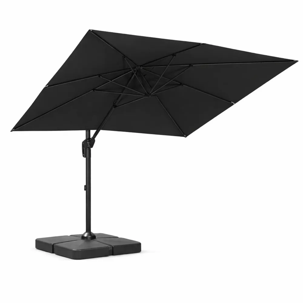Grand Parasol Excentré Inclinable avec Toile Anti-UV