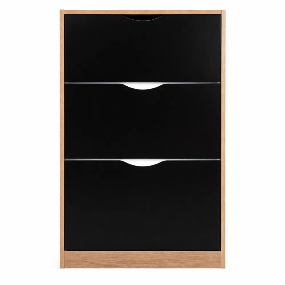 Armoire à chaussures moderne à 3 tiroirs