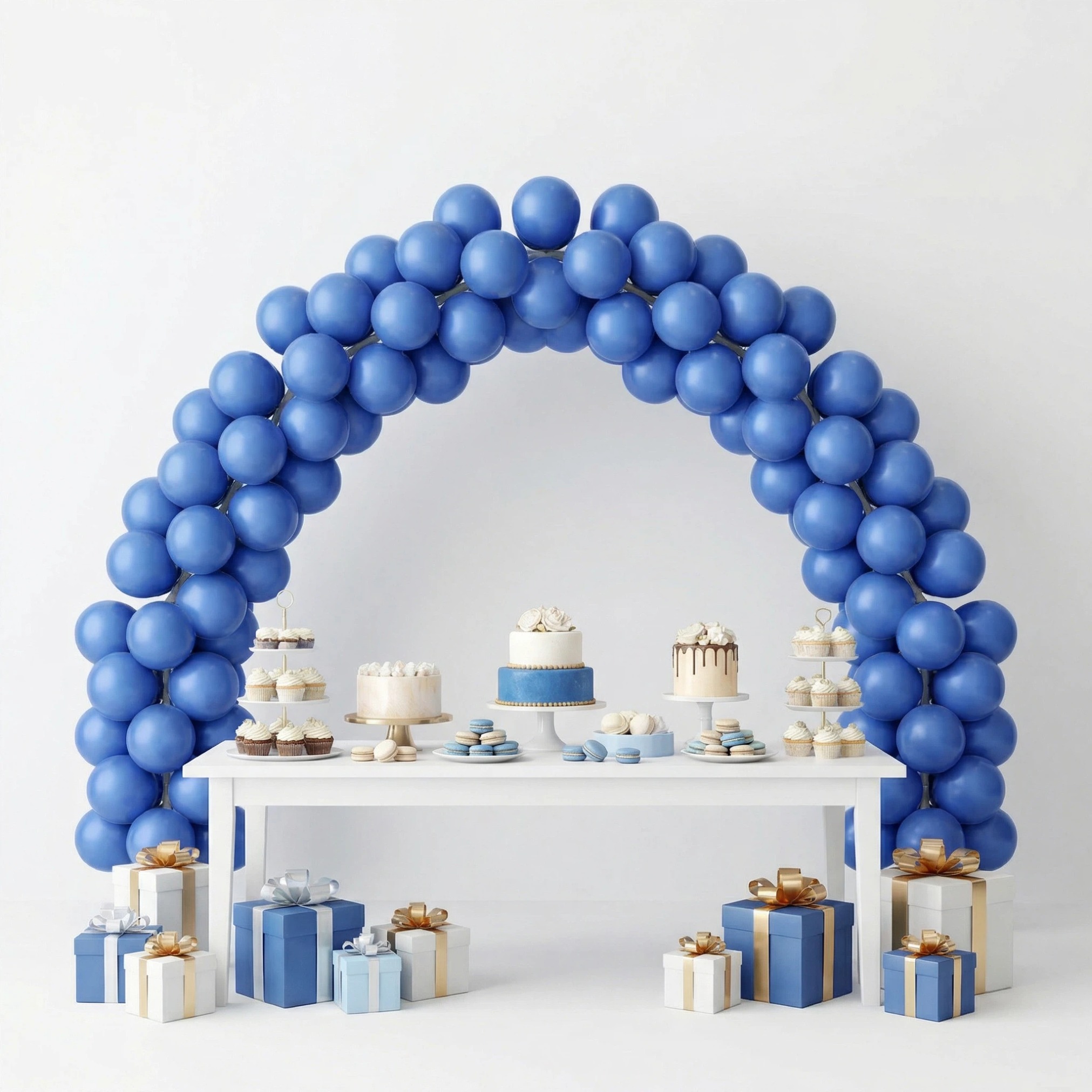 Deep Royal Blue Solid Color Balloon Arch Kit