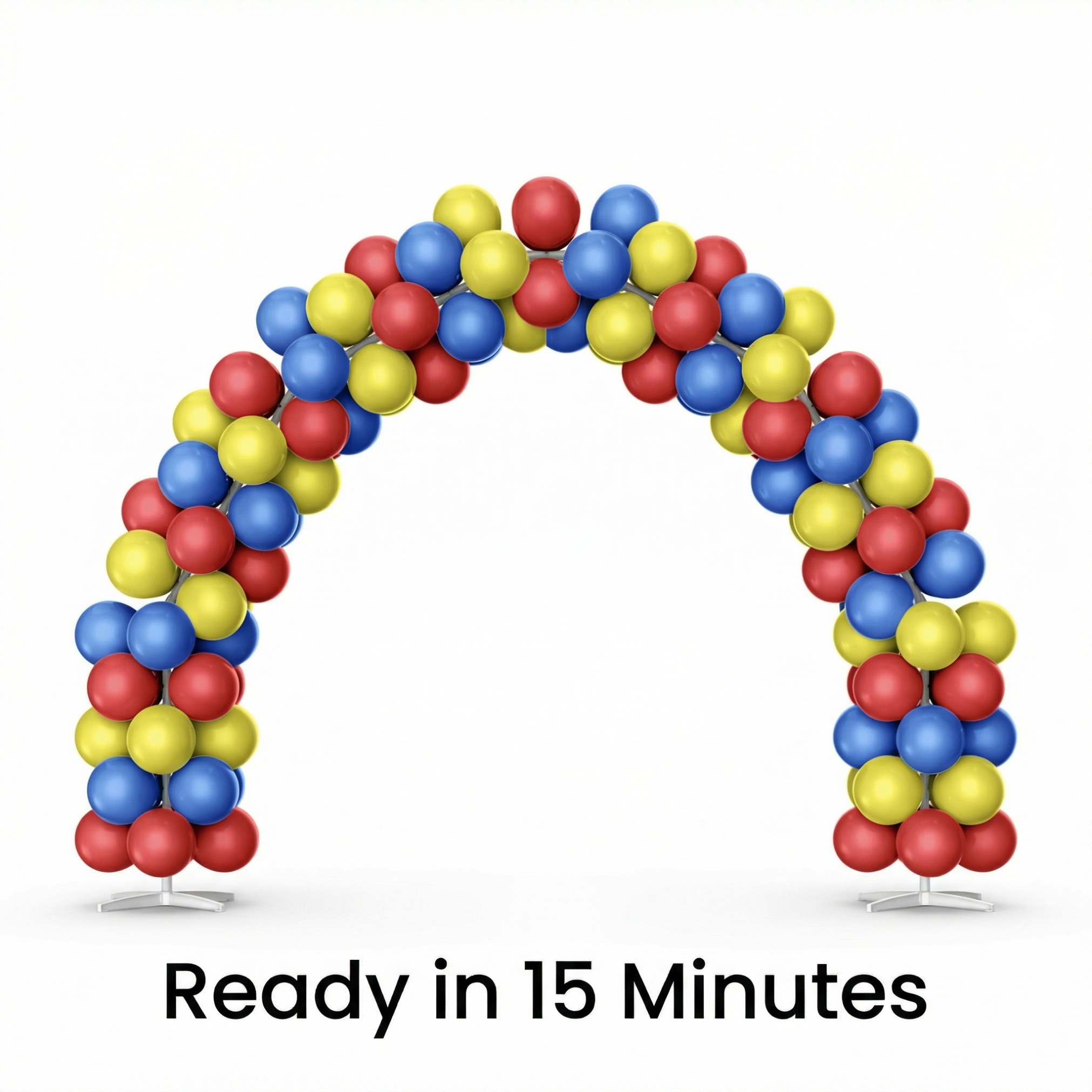 Vibrant Carnival Balloon Arch Stand Kit