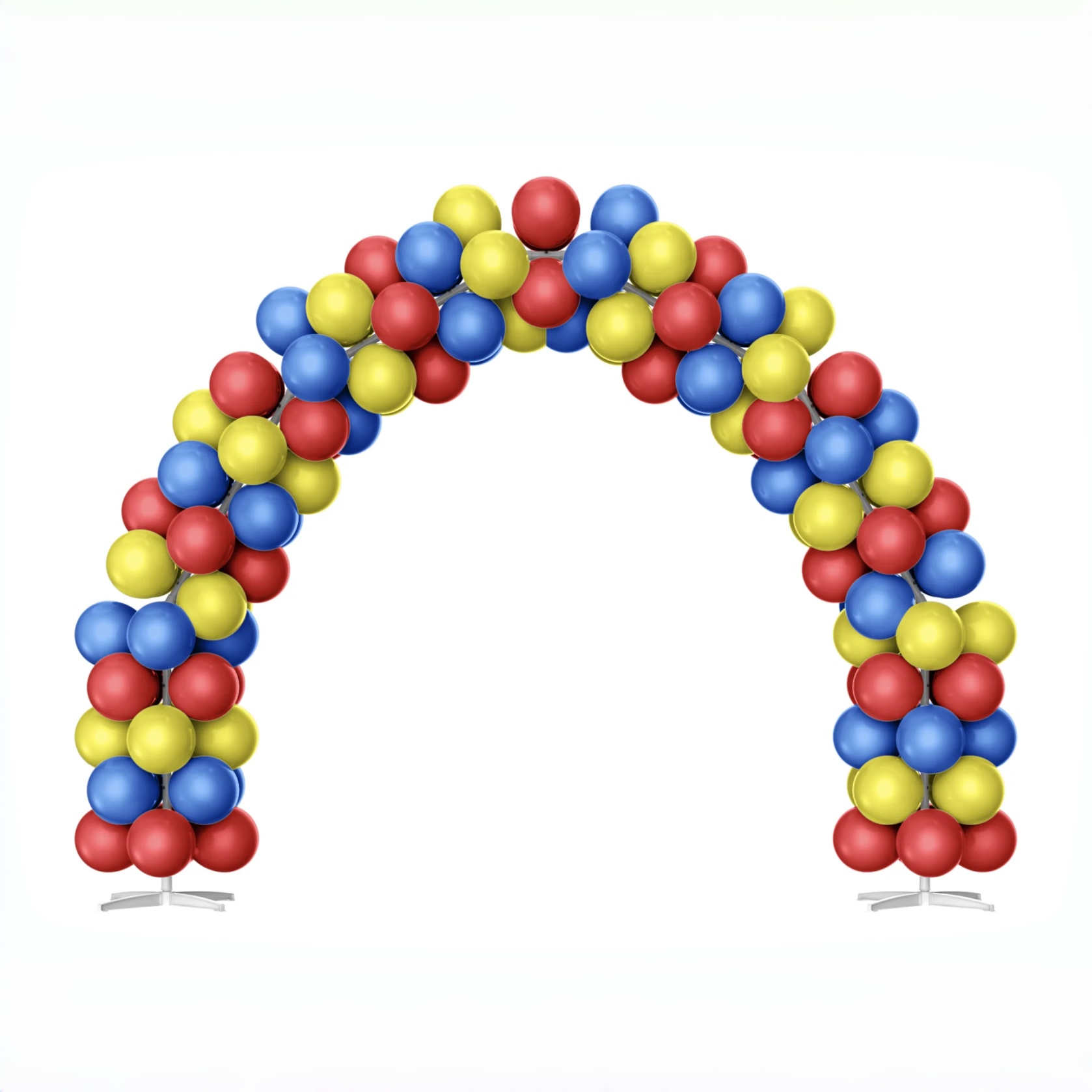 Vibrant Carnival Balloon Arch Stand Kit