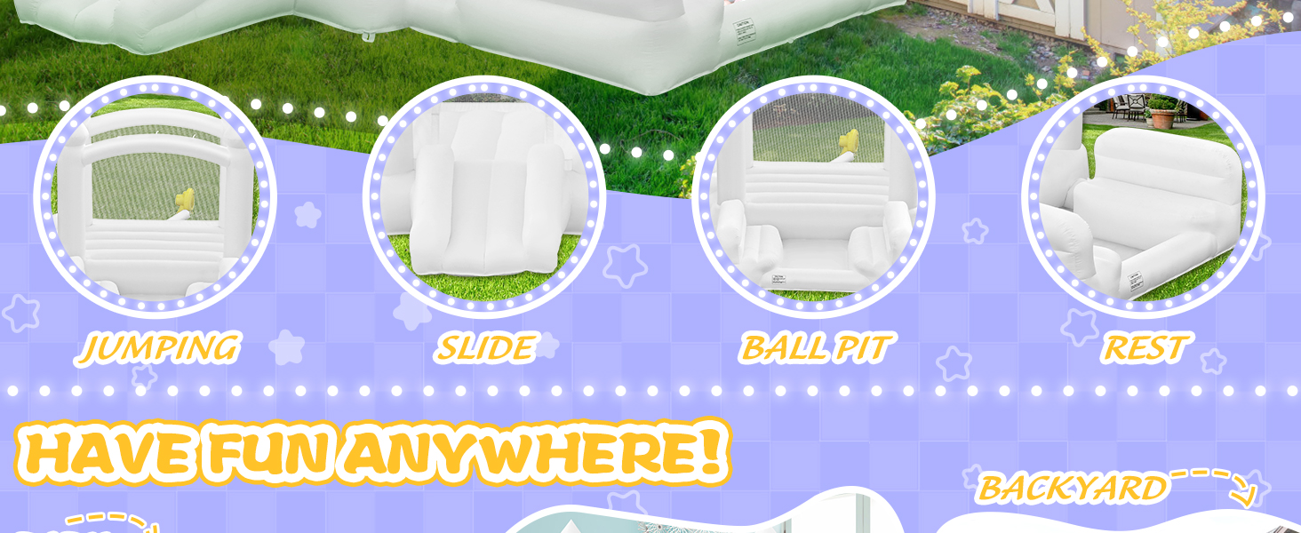White Bounce House