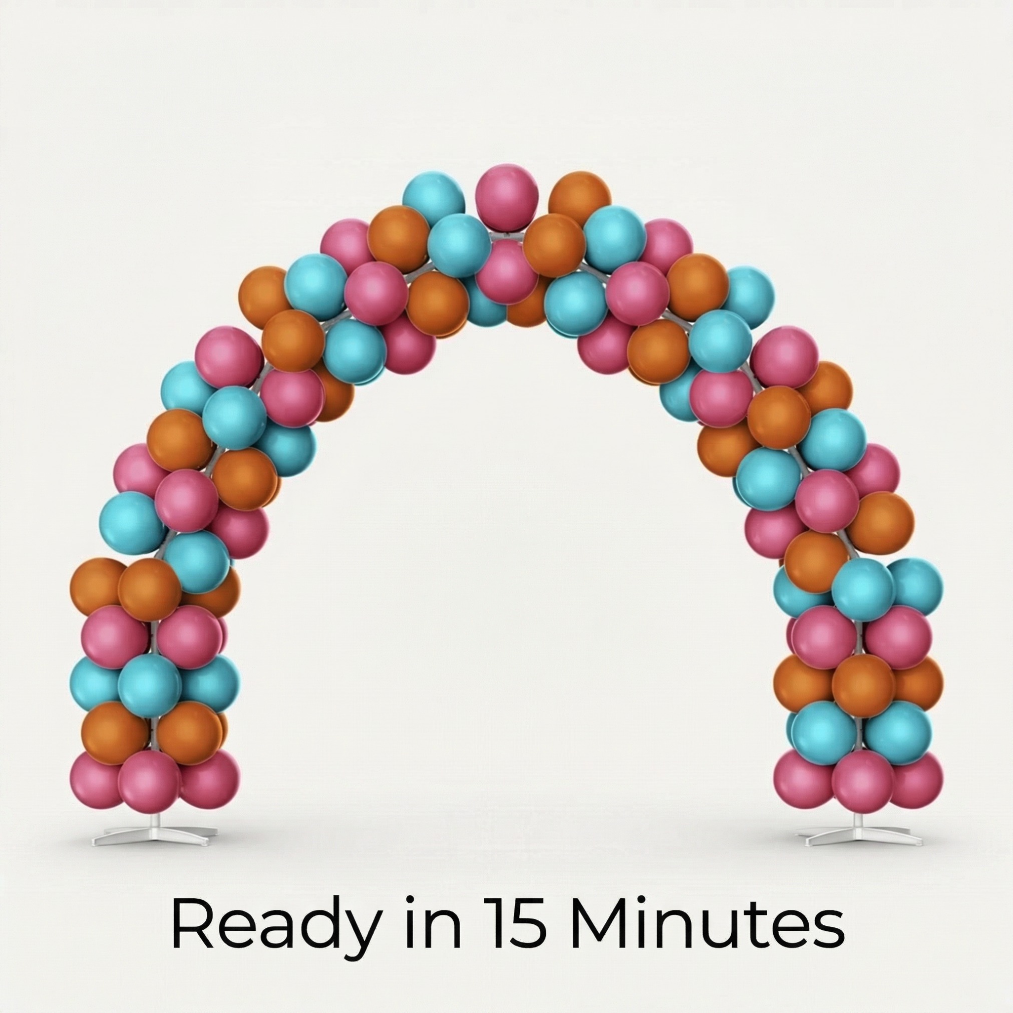 Bohemian Style Contrast Color Balloon Arch Decoration Set