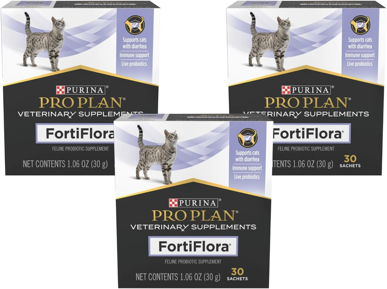 Pro Plan Nutritional Supplements, FortiFlora Probiotic Supplement for Cats - 30 Count