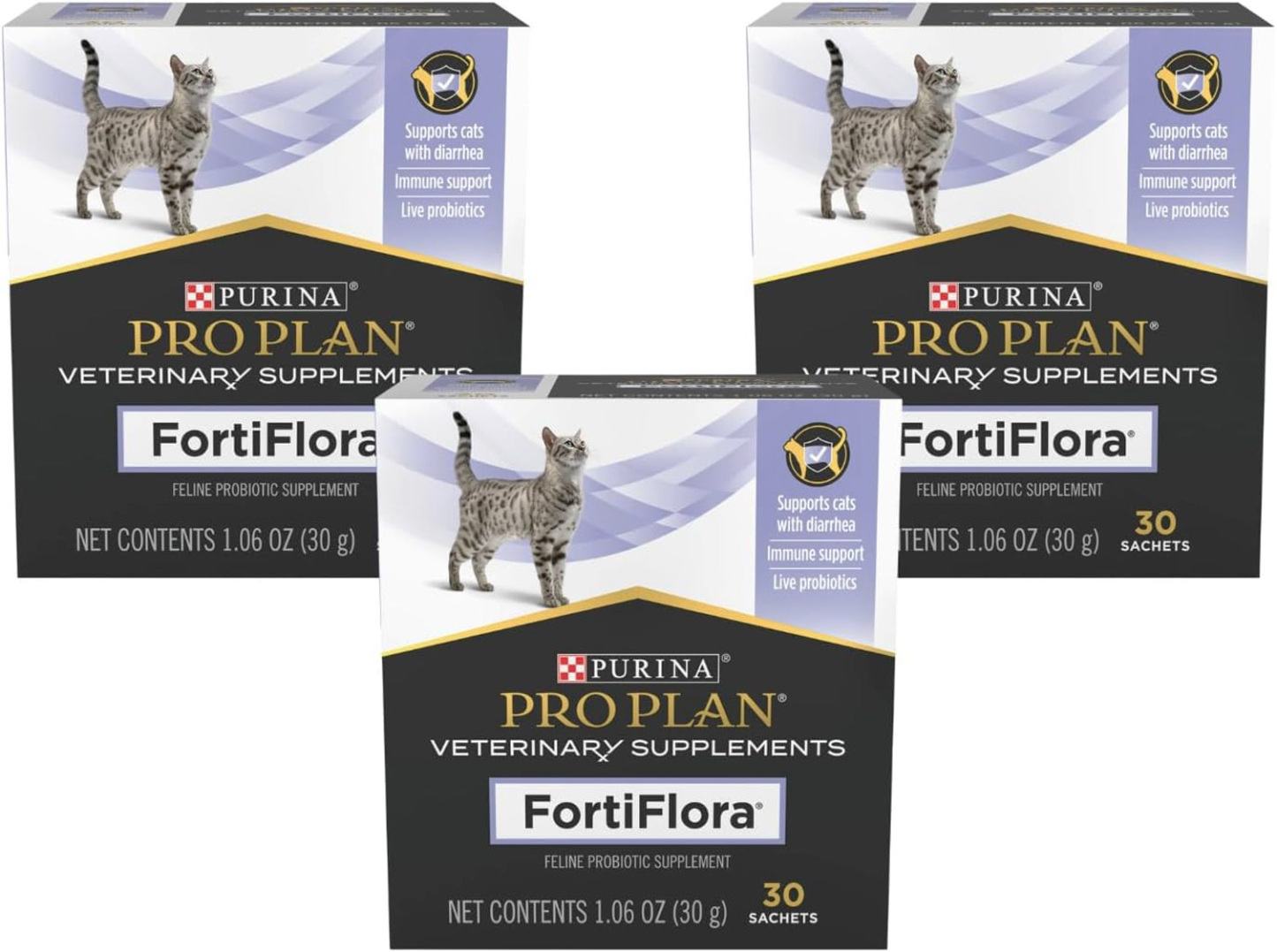 Pro Plan Nutritional Supplements, FortiFlora Probiotic Supplement for Cats - 30 Count