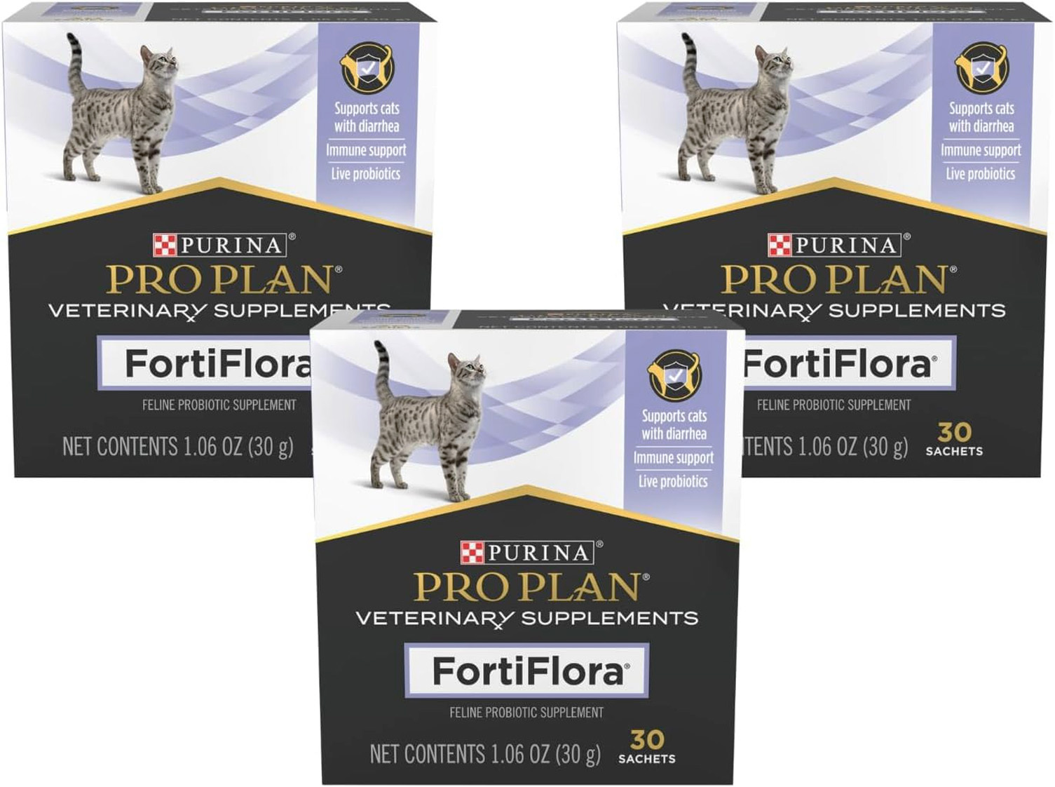 Pro Plan Nutritional Supplements, FortiFlora Probiotic Supplement for Cats - 30 Count